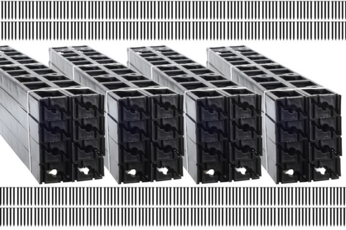 Zestaw obrzeży trawnikowych 64 mb +200 kotew